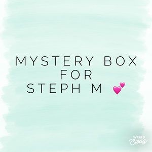 Reserved for Steph M. Please do not buy!